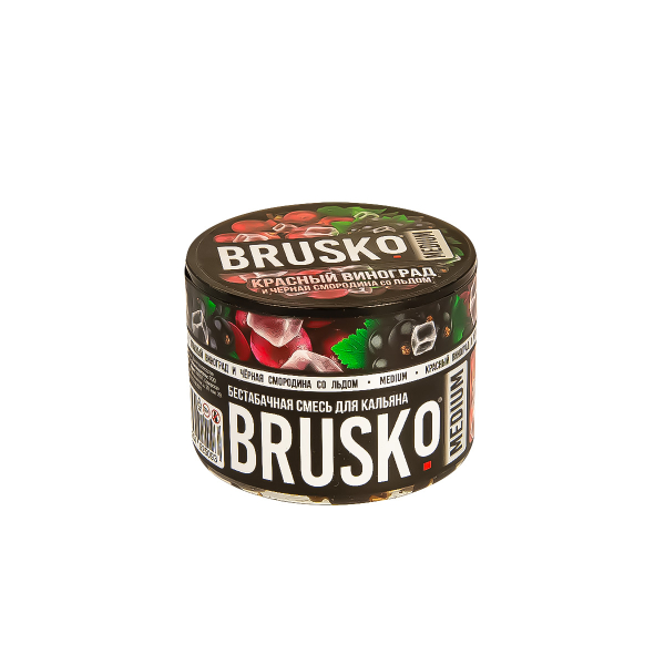 Смесь Brusko Medium Красный Виноград И Чёрная Смородина Со Льдом  50 гр в Севастополе