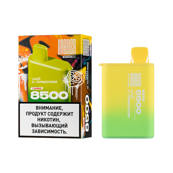 Электронка Dabbler Turbo Чай С Лимоном 8500 затяжек в Севастополе