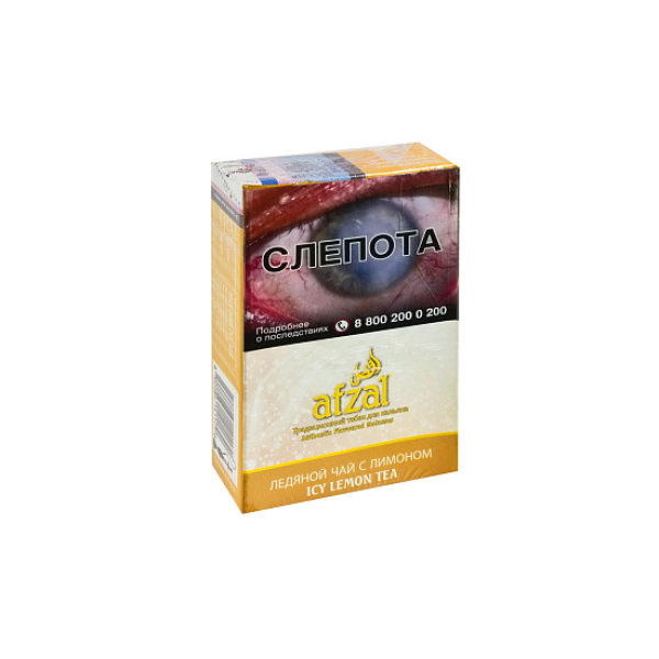 Табак Afzal Icy Lemon Tea 40 грамм  в Севастополе