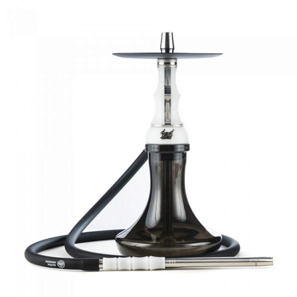 Кальян Alpha Hookah Beat White Silver Тонированн Колба  в Севастополе
