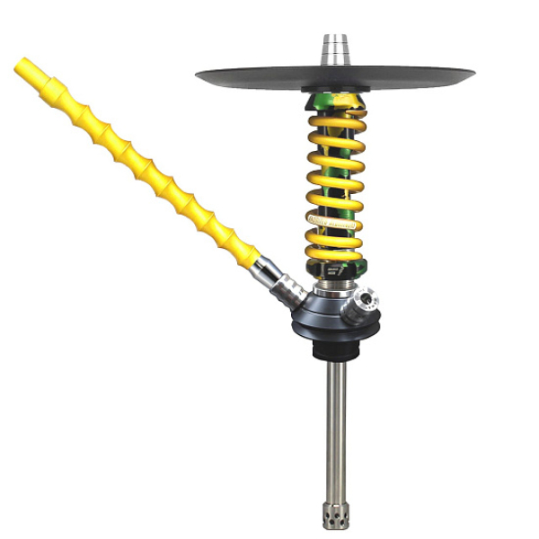 Кальян Mamay Customs Coilovers Micro Зелено Золотой Сплеш  в Севастополе