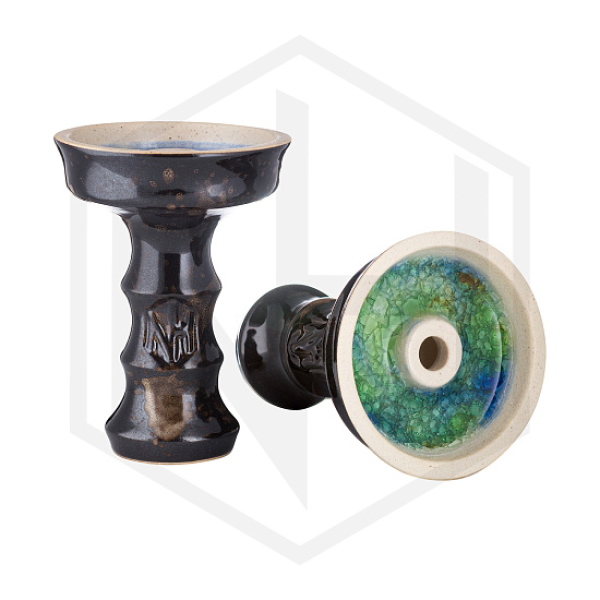 Чаша Nejn Lotus Glaze Black Черная для кальяна в Севастополе