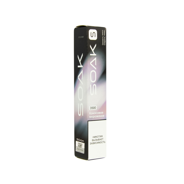ЭСДН SOAK S Ice Cream Coconut 3500 тяг в Севастополе