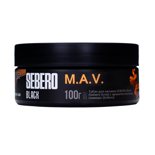 Табак Sebero Black M.a.v. 100 грамм в Севастополе