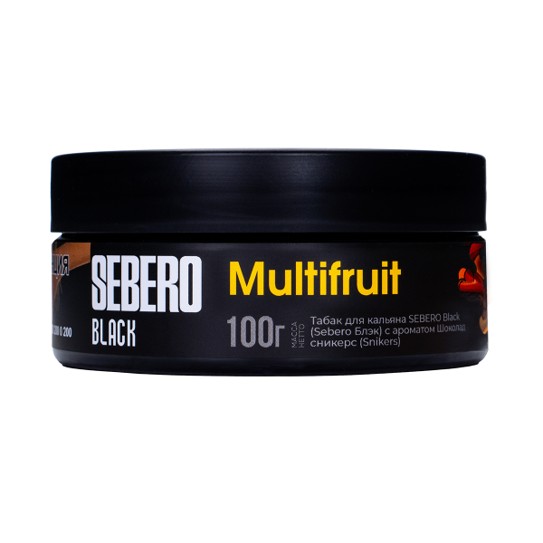Табак Sebero Black Multifruit 100 грамм в Севастополе