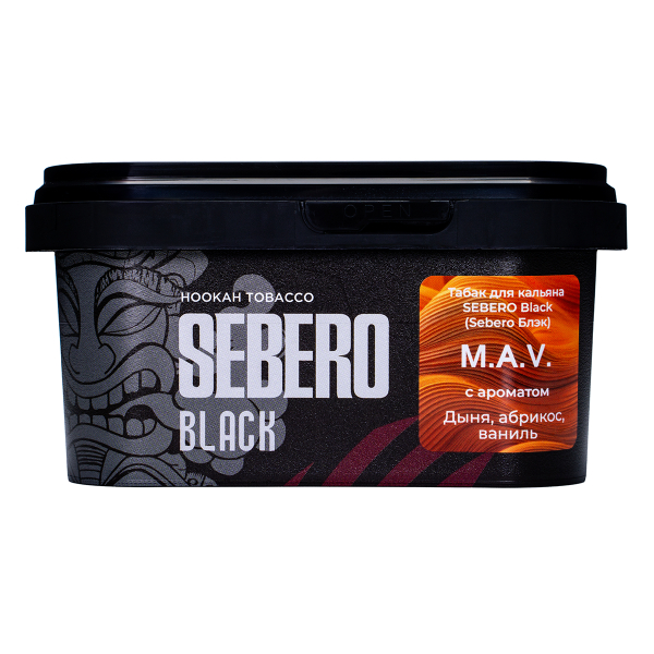 Табак Sebero Black M.a.v. 200 грамм в Севастополе