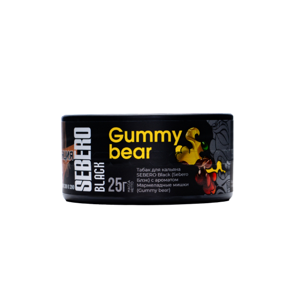 Табак Sebero Black Gummy Bear 25 грамм в Севастополе