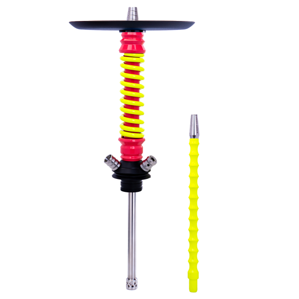 Кальян Mamay Customs Coilovers Mini Розово Жёлтый Флюр в Севастополе