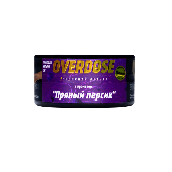 Табак Overdose Kashmir Peach 25 грамм в Севастополе