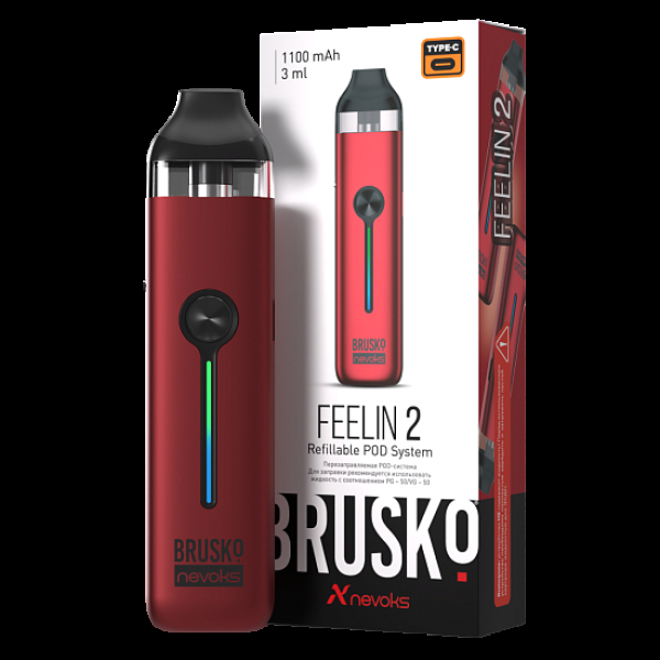 POD-система Brusko Feelin 2 Малиновый в Севастополе