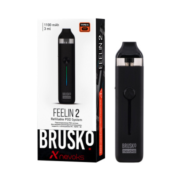 POD-система Brusko Feelin 2 Черный в Севастополе