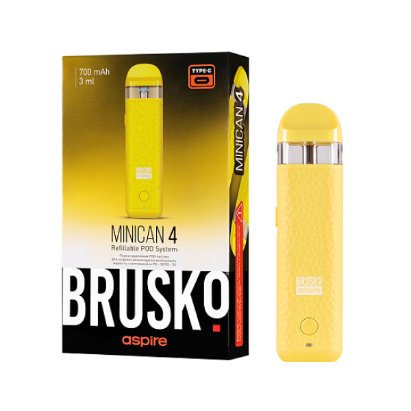 POD-система Brusko Minican 4 Желтый в Севастополе