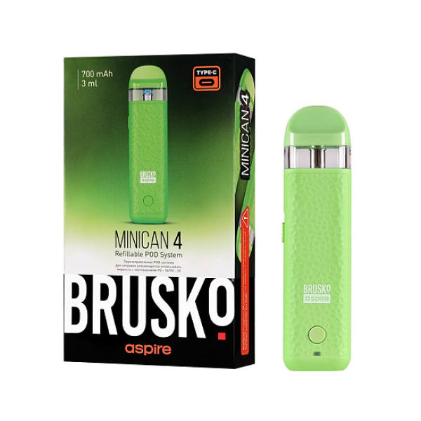 POD-система Brusko Minican 4 Зелёный в Севастополе