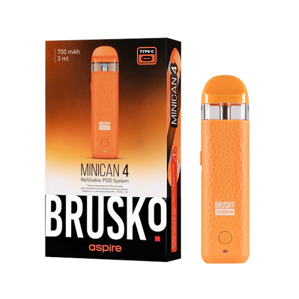 POD-система Brusko Minican 4 Оранжевый в Севастополе