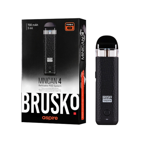 POD-система Brusko Minican 4 Черный в Севастополе