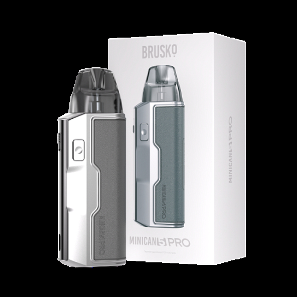 POD-система Brusko Minican 5 Pro Metallic Grey Красный,серый в Севастополе