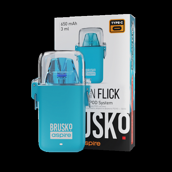 POD-система Brusko Minican Flick Голубой в Севастополе