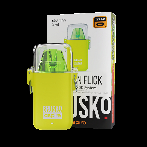 POD-система Brusko Minican Flick Жёлтый в Севастополе