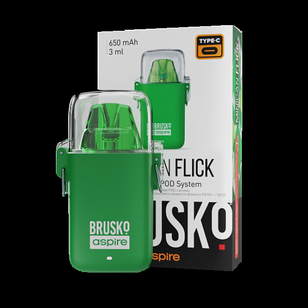 POD-система Brusko Minican Flick Зелёный в Севастополе