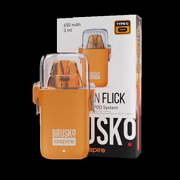POD-система Brusko Minican Flick Оранжевый в Севастополе