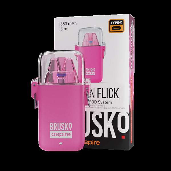 POD-система Brusko Minican Flick Розовый в Севастополе