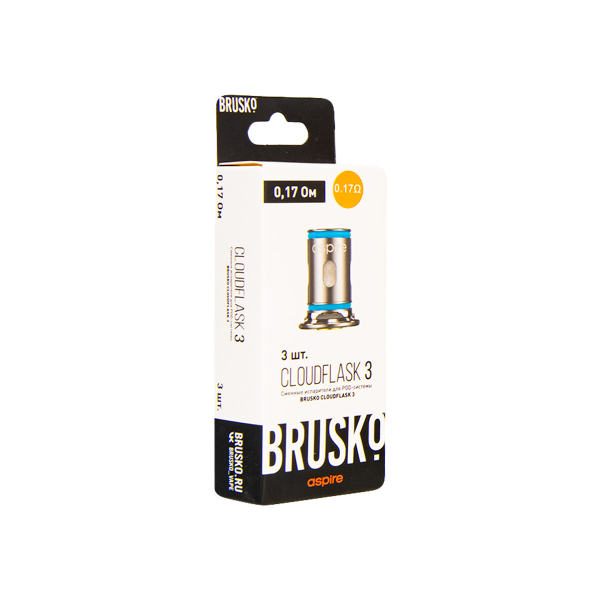 Испаритель Brusko Cloudflask 3 0.17 Ом 3 шт в Севастополе