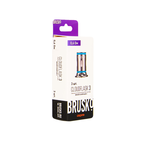 Испаритель Brusko Cloudflask 3 0.6 Ом 3 шт в Севастополе
