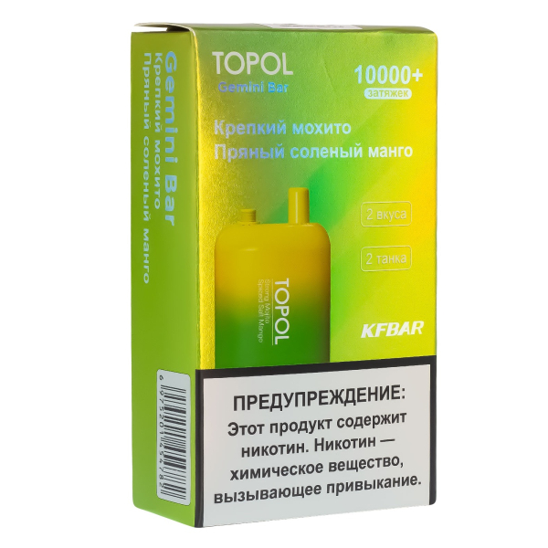 Электронка Topol Gemini Bar Strong Mohito | Spiced Salt Mango 10000 тяг в Севастополе