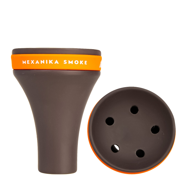 Чаша Mexanika Smoke Fancy Чёрная   С Оранжевым в Севастополе