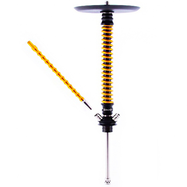 Кальян Mamay Customs V3  Coilovers Черный Gold Anod в Севастополе