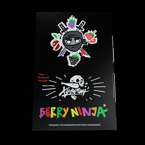 Табак Хулиган Berry Ninja Лесные Ягоды 25 грамм в Севастополе
