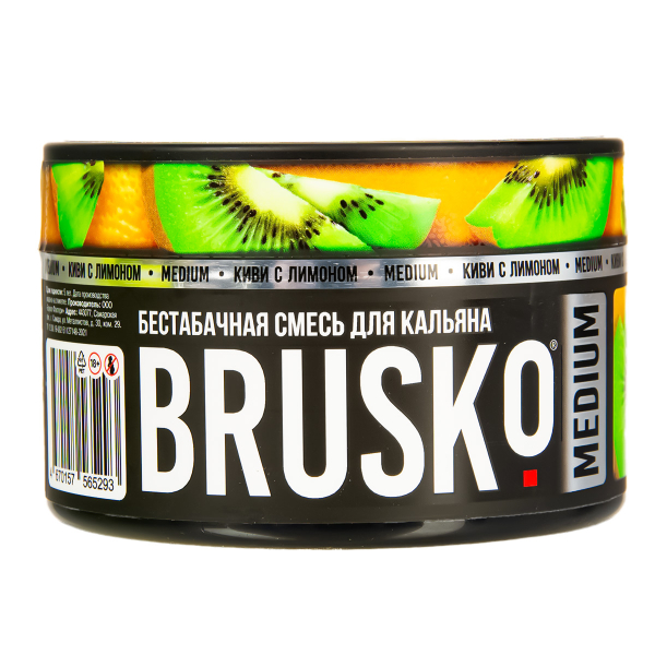 Бестабачная смесь Brusko Medium Киви С Лимоном 250 грамм в Севастополе