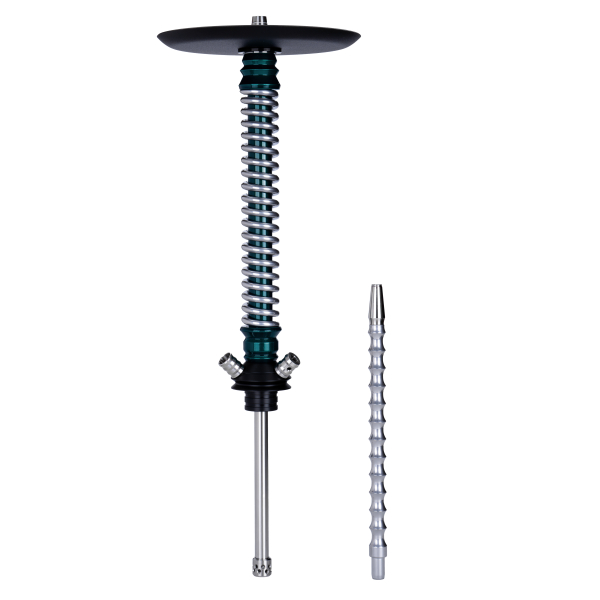 Кальян Mamay Customs Coilovers Зелёный Лак Хром в Севастополе