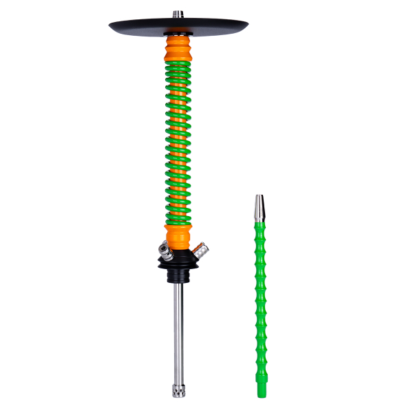 Кальян Mamay Customs Coilovers Оранжево Салатовый в Севастополе