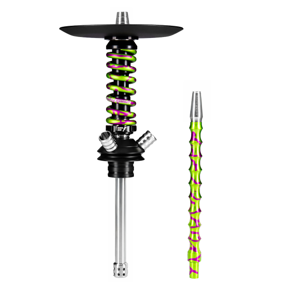 Кальян Mamay Customs Coilover Micro Салатово Пурпурный Сплеш в Севастополе