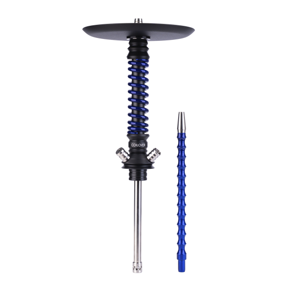 Кальян Mamay Customs Coilovers Mini Чёрно Синий Лак в Севастополе