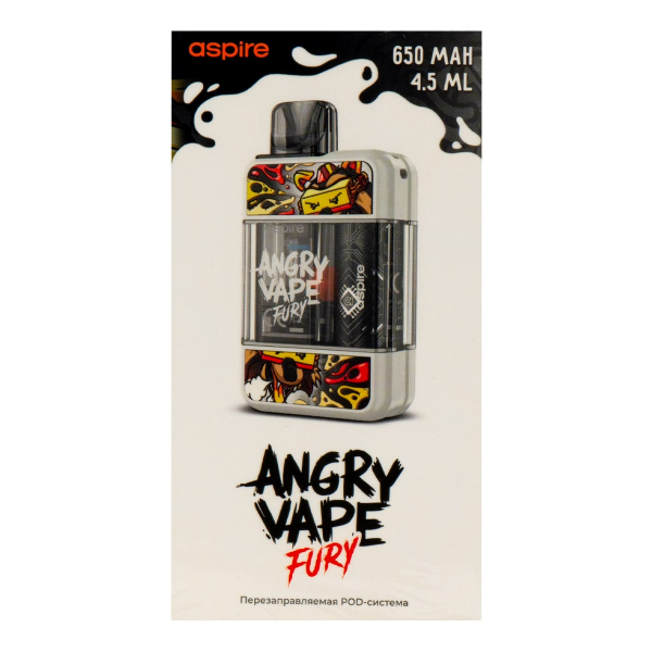 POD-система Brusko Angry Vape Fury 650 Mah Белый в Севастополе