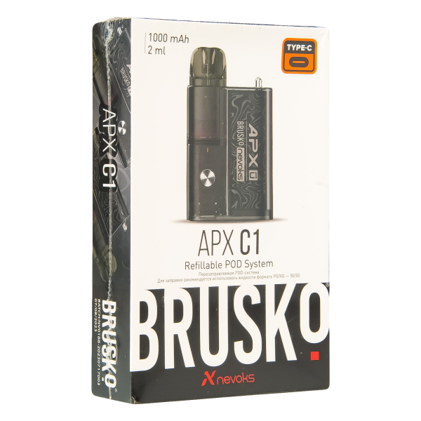 POD-система Brusko Apx C1 Чёрный Шёлк в Севастополе