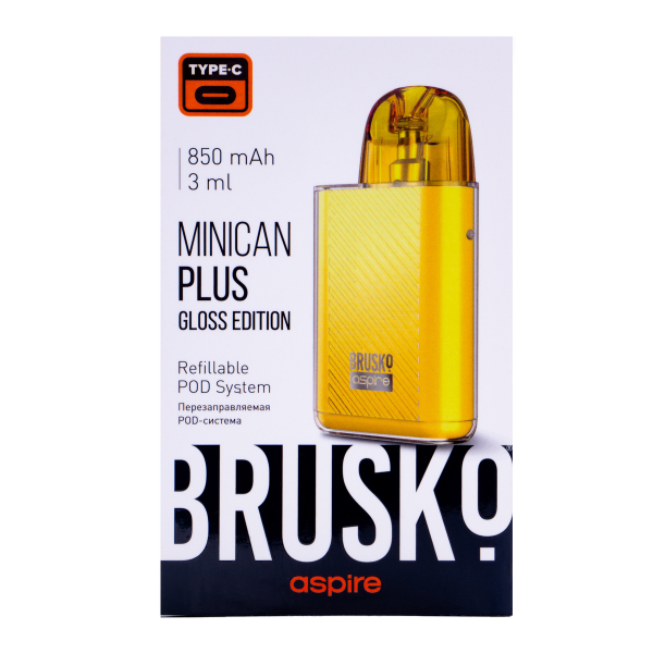 POD-система Brusko Minican Plus Gloss Edition Жёлтый в Севастополе
