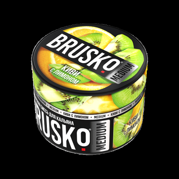 Бестабачная смесь Brusko Киви С Лимоном Medium 50 грамм в Севастополе