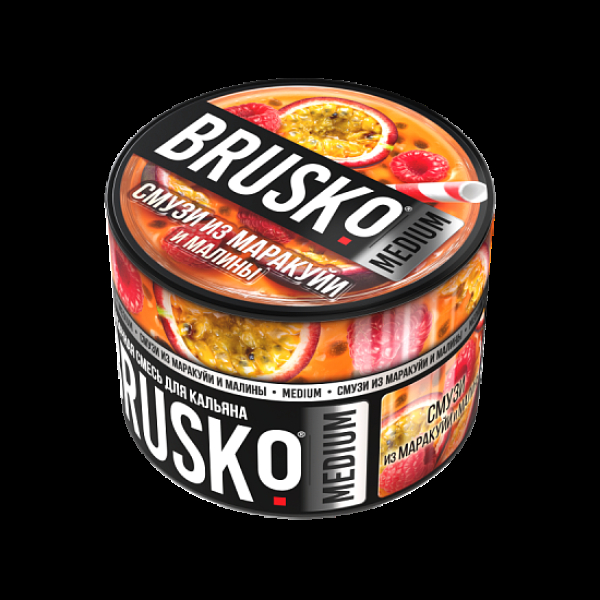 Бестабачная смесь Brusko Смузи Из Маракуйи И Малины Medium 50 грамм в Севастополе