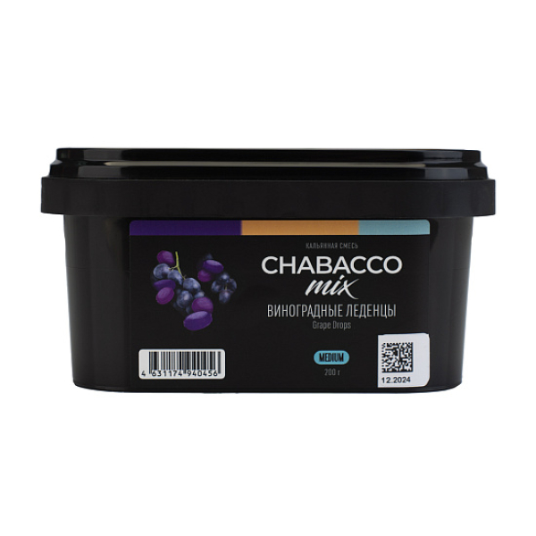 Бестабачная смесь Chabacco Mix Grape Drops Виноградные Леденцы  Medium 200 грамм в Севастополе