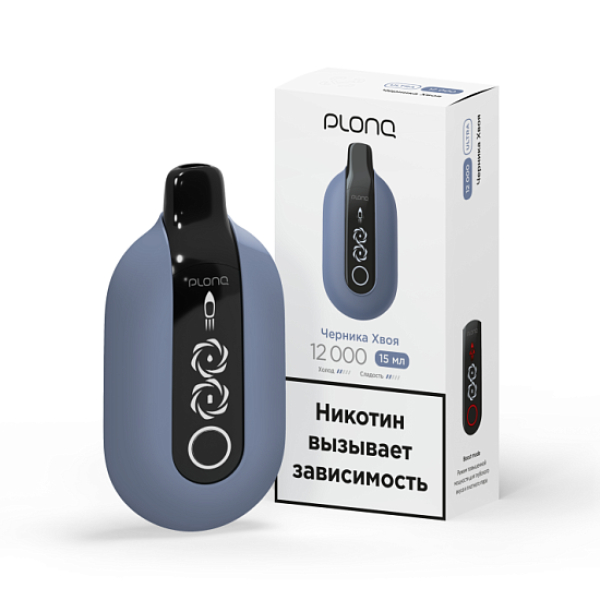 Электронка Plonq Ultra Черника Хвоя 12000 затяжек в Севастополе