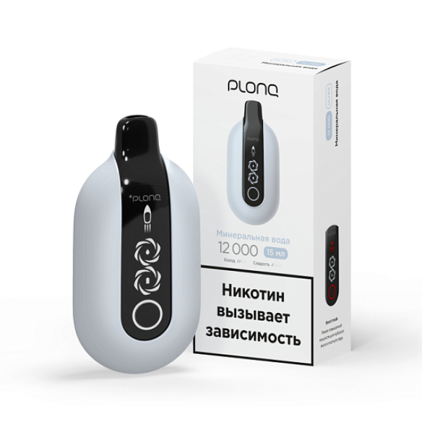 Электронка Plonq Ultra Минеральная Вода  12000 затяжек в Севастополе