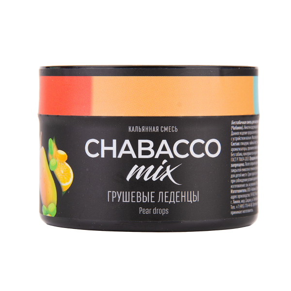 Бестабачная смесь Chabacco Mix Medium Pear Drops 40 грамм в Севастополе