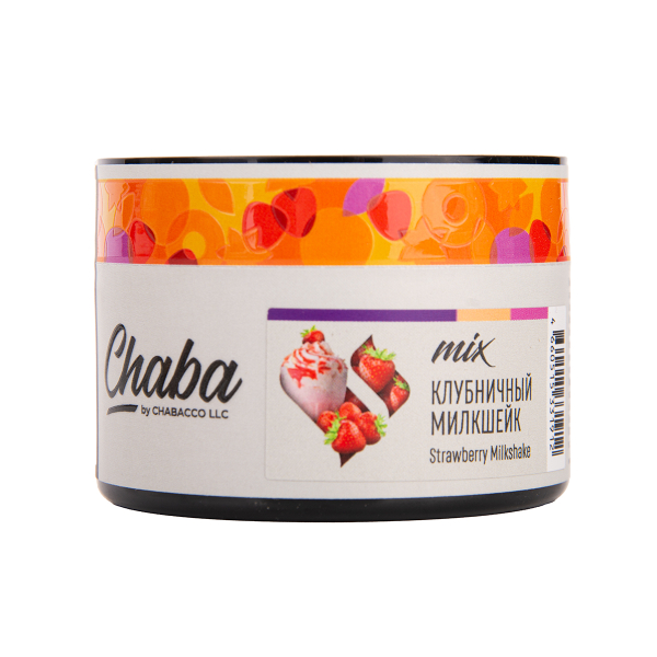 Бестабачная смесь Chaba Mix Strawberry Milkshake Nicotine Free 50 грамм в Севастополе