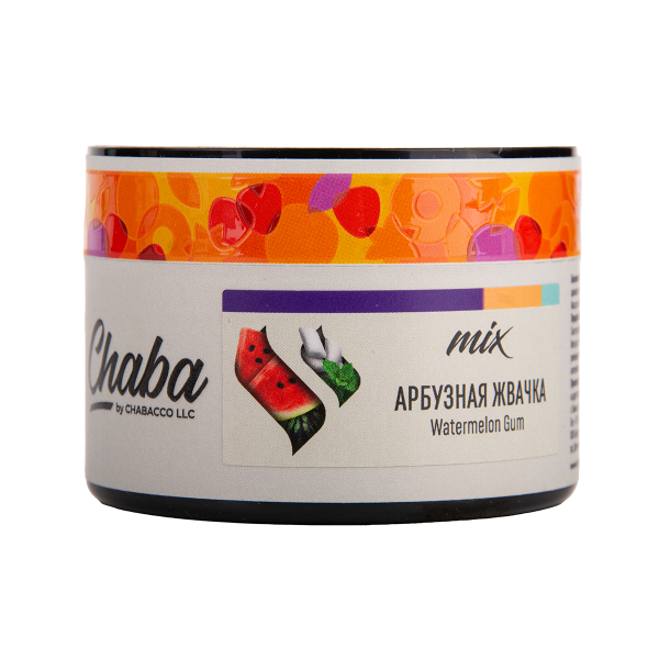 Бестабачная смесь Chaba Mix Watermelon Gum Nicotine Free 50 грамм в Севастополе