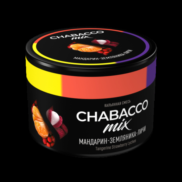 Бестабачная смесь Chabacco Mix Medium Tangerine Strawberry Lychee 40 грамм в Севастополе