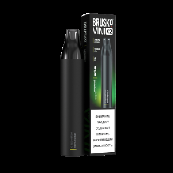 Электронка Brusko Vini X2 Грейпфрут 2800 затяжек в Севастополе
