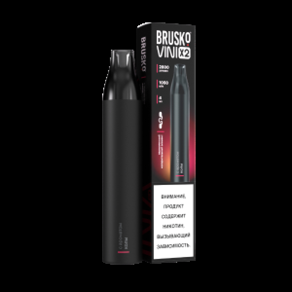 Электронка Brusko Vini X2 Кола 2800 затяжек в Севастополе